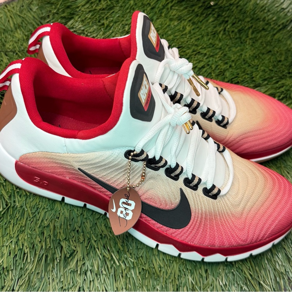 💯 NIKE ZOOM PEGASUS 41 49ERS/JERRY RICE Red/White/Gold!Never been worn!! 💪